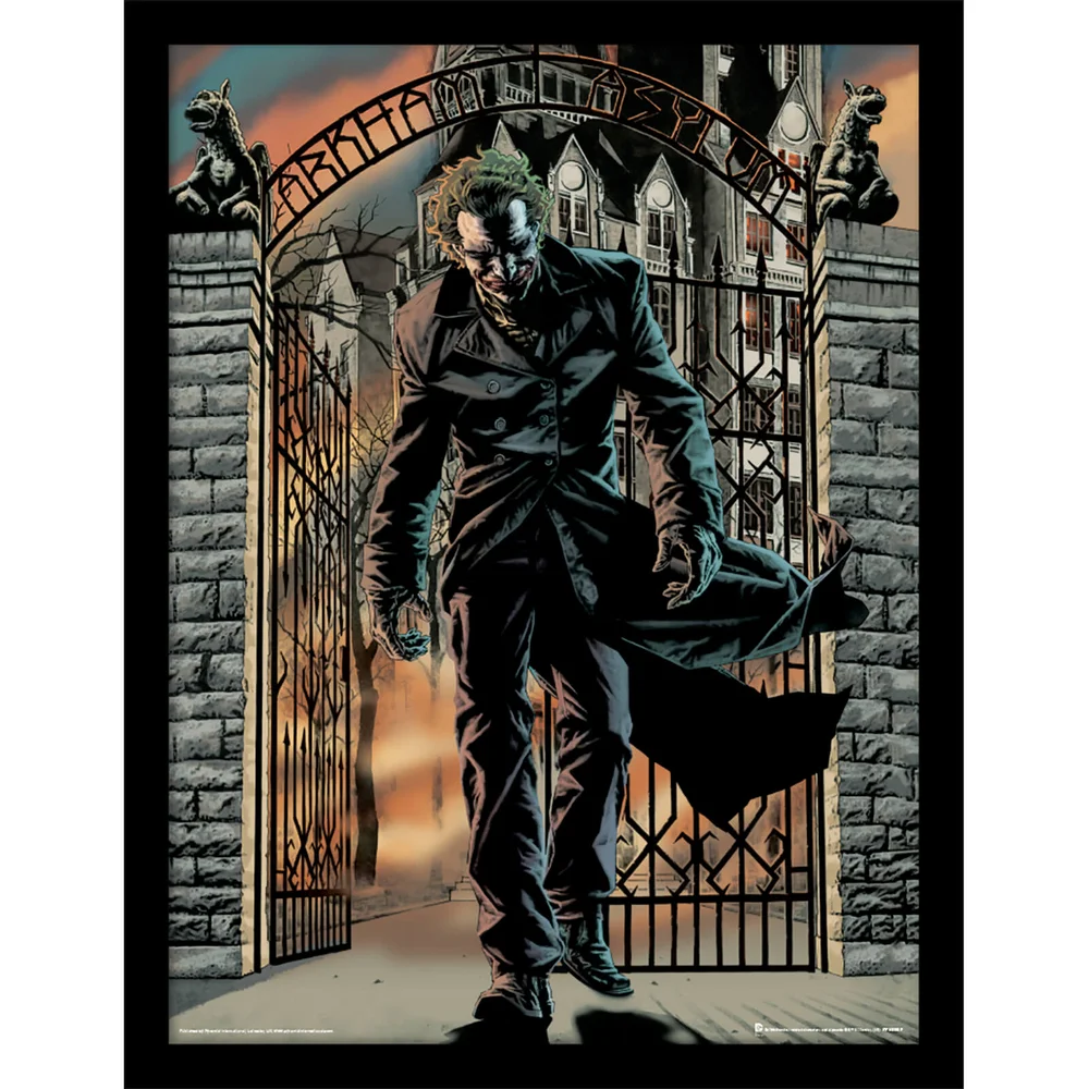 Batman (The Joker Released) Framed 30 x 40cm Print Image 1