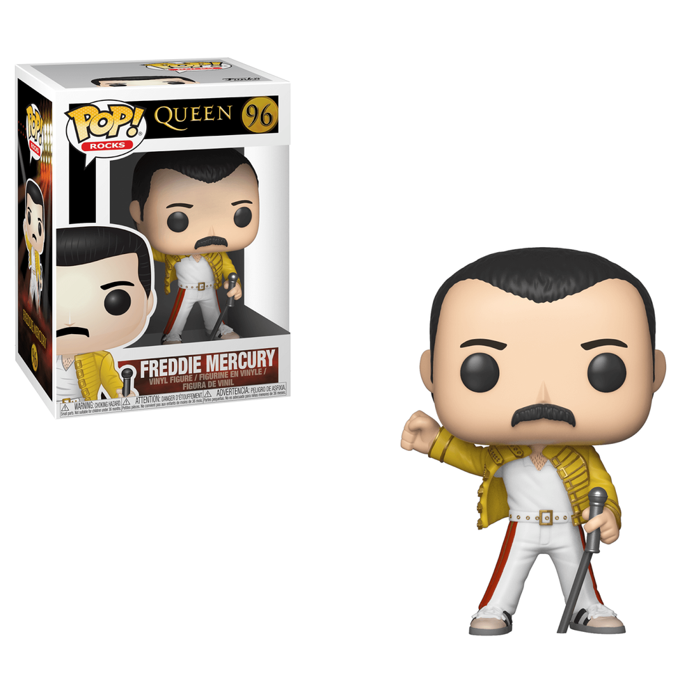 Pop! Rocks Queen Freddie Mercury Wembley 1985 Pop! Figurine en vinyle Image 1