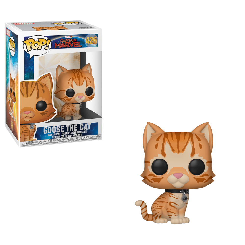 Marvel Captain Marvel Goose the Cat Pop! Figurine en vinyle Image 1