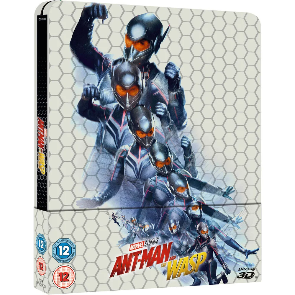 Ant-Man et la Guêpe 3D (avec version 2D) - Steelbook Exclusif Limité pour Zavvi - Édition UK Image 1