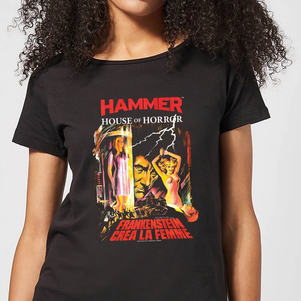 T-Shirt Femme Frankenstein Créa La Femme - Noir - S Image 1