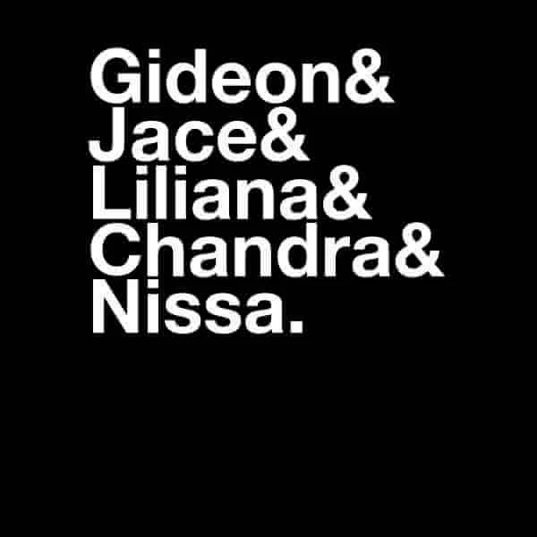 T-Shirt Homme Noms - Magic : The Gathering - Noir