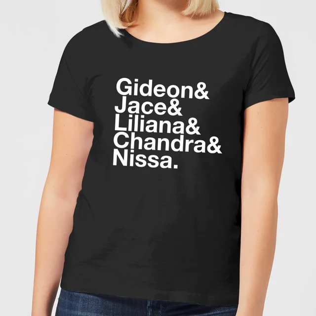 T-Shirt Femme Noms - Magic : The Gathering - Noir
