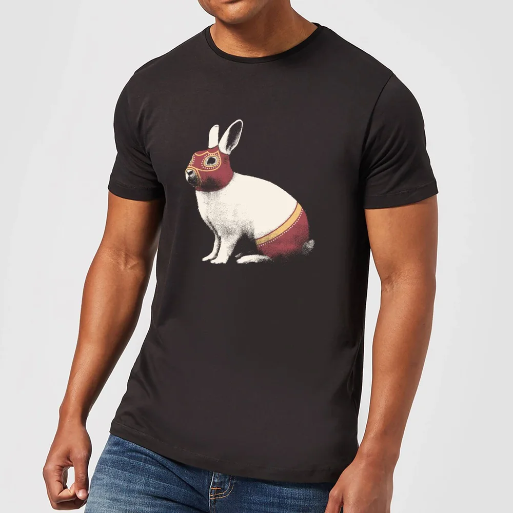 Florent Bodart Lapin Catcheur Men's T-Shirt - Black - 3XL - Noir Image 1