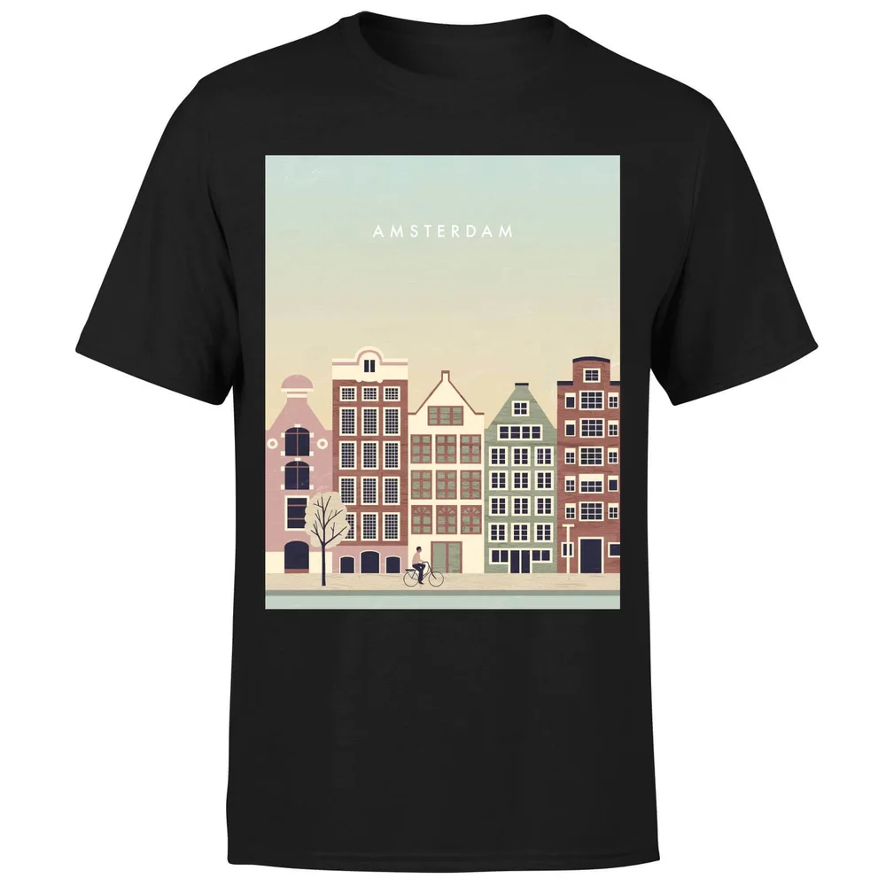 Amsterdam Men's T-Shirt - Black - 3XL - Noir Image 1