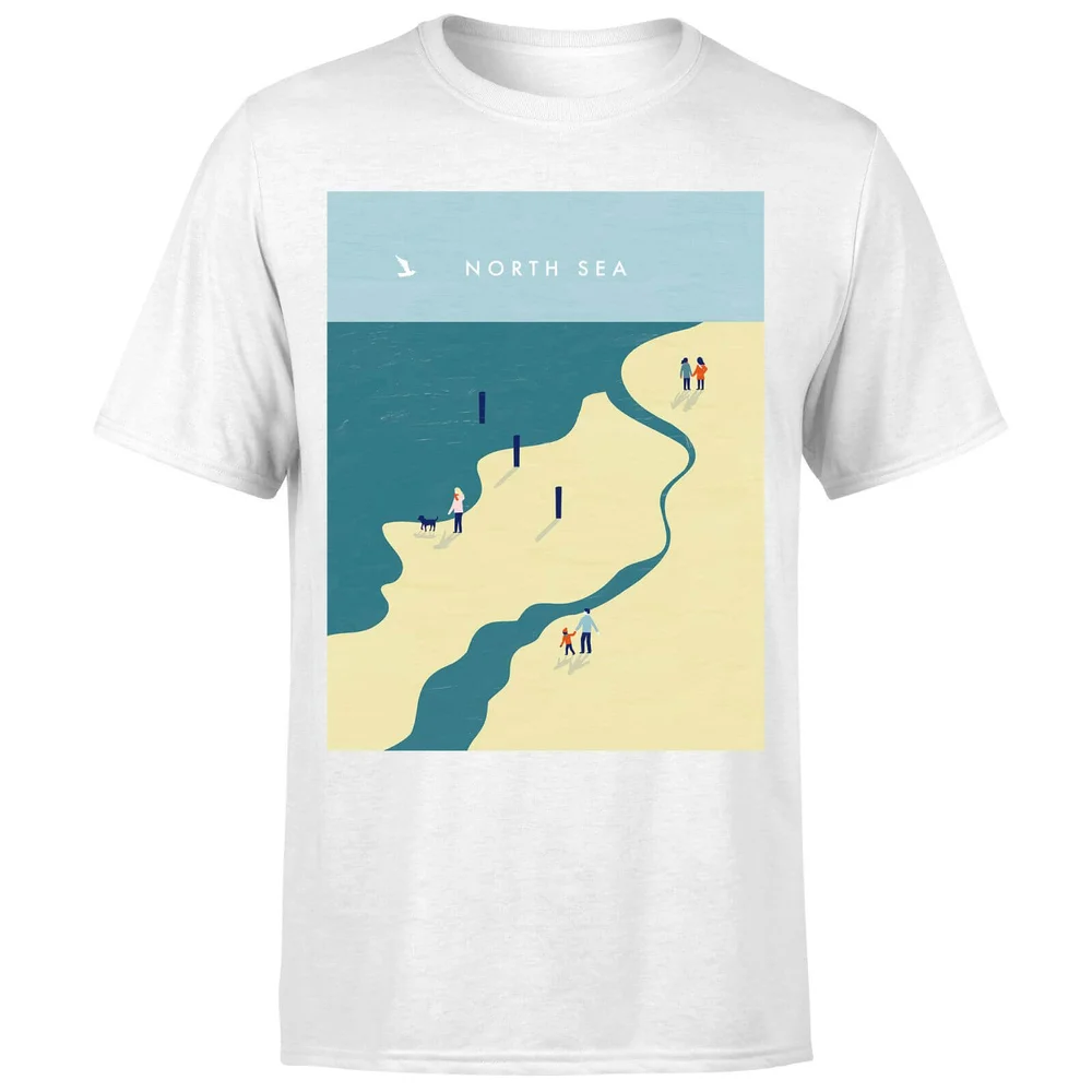 North Sea Men's T-Shirt - White - 5XL Image 1