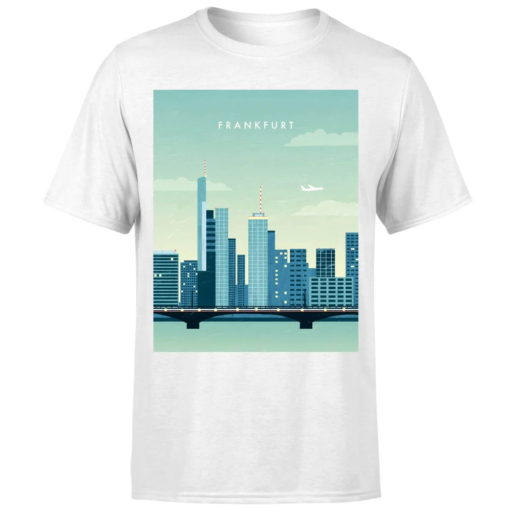 Frankfurt Men's T-Shirt - White - 5XL Image 1
