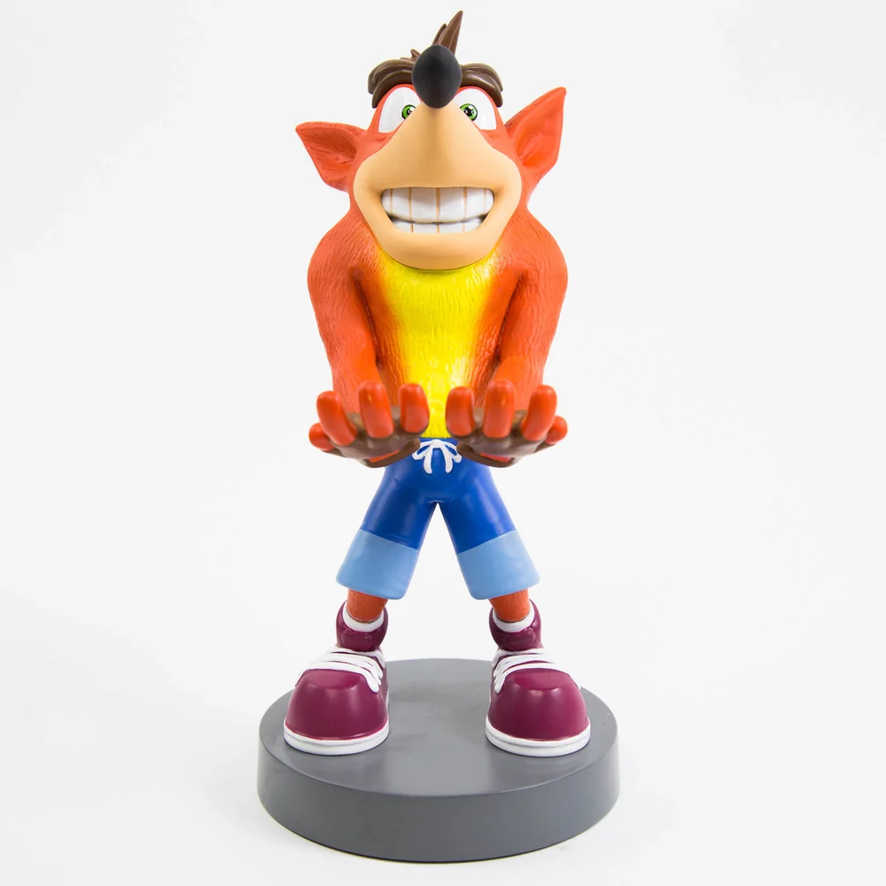 Figurine de support Cable Guy pour manette ou smartphone à collectionner – Crash Bandicoot – env. 20 cm Image 1