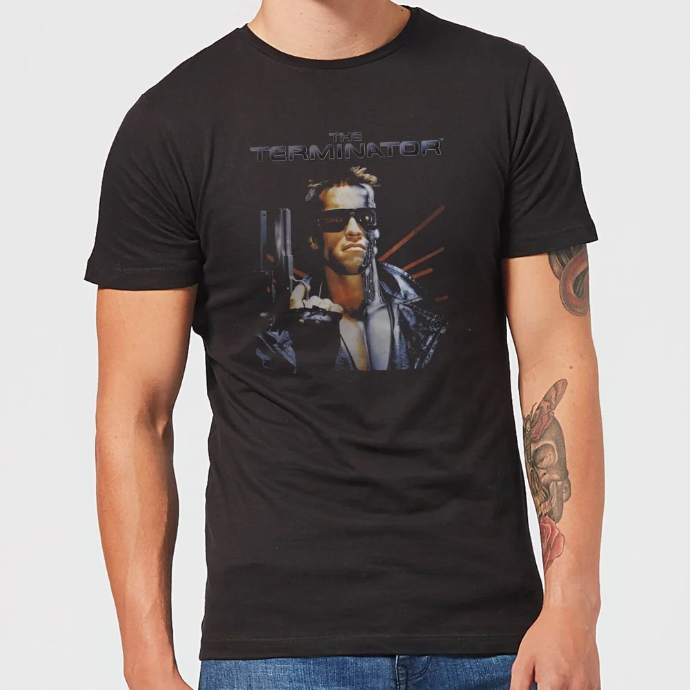 T-Shirt Homme Terminator Vintage - Noir - S Image 1