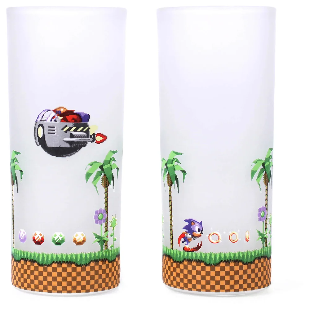 Sonic The Hedgehog – Lot de 2 verres Image 1
