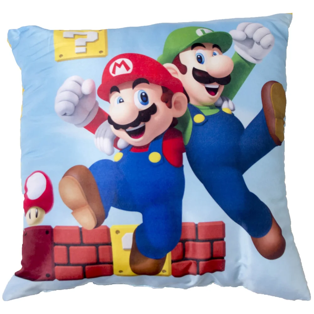 Mario Gang Square Cushion Image 1