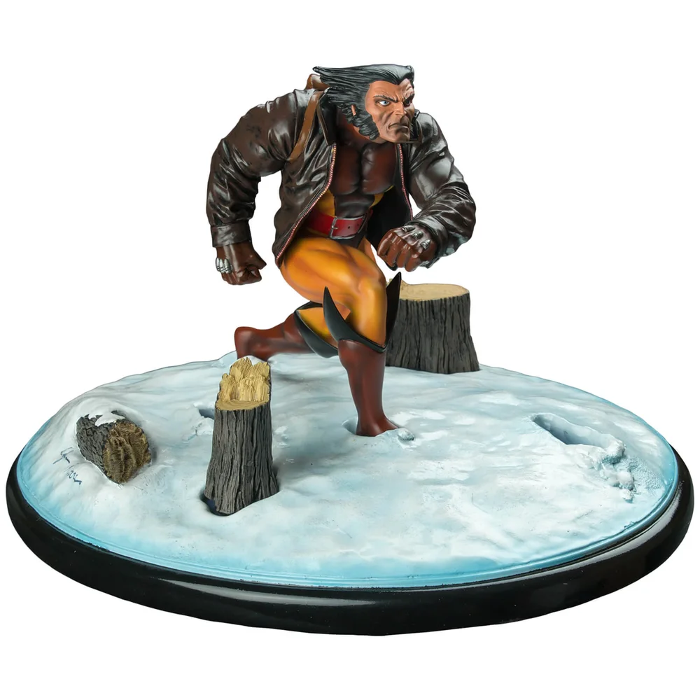 Statuette en résine Wolverine dans la neige (23 cm), Marvel Comics Premier Collection – Diamond Select Image 1