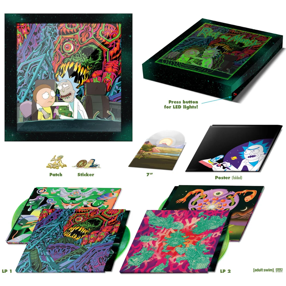 La bande originale de Rick et Morty - Vinyle et Single 7 pouces (2LP) Image 1