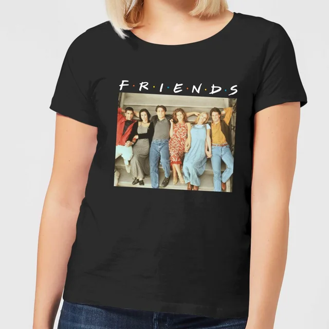 T-Shirt Femme Séance Rétro - Friends - Noir