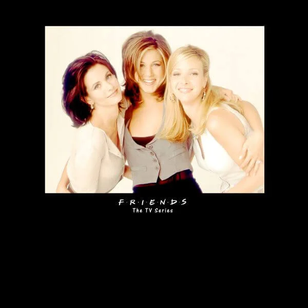 T-Shirt Femme Les Filles - Friends - Noir