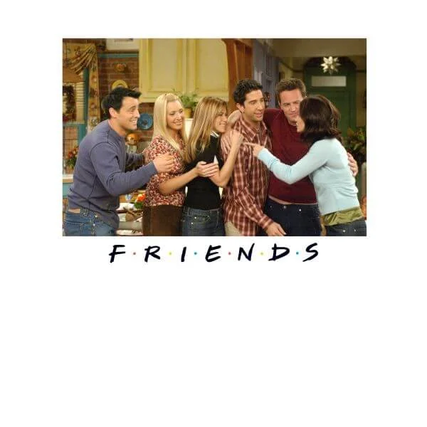 T-Shirt Femme Toute l'Équipe - Friends - Blanc