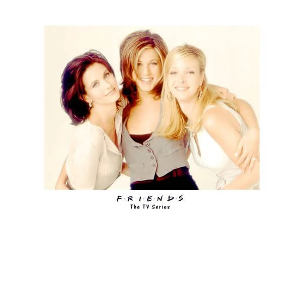 T-Shirt Femme Les Filles - Friends - Blanc
