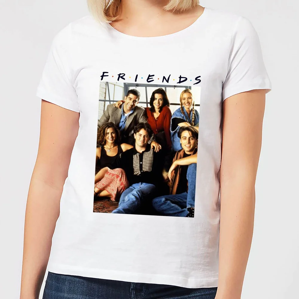 T-Shirt Femme Personnages Rétro - Friends - Blanc - S Image 1