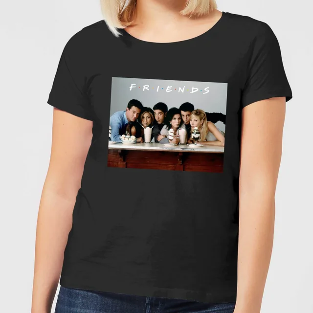 T-Shirt Femme Milkshake - Friends - Noir