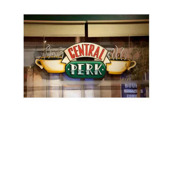 T-Shirt Femme Signe Central Perk - Friends - Blanc