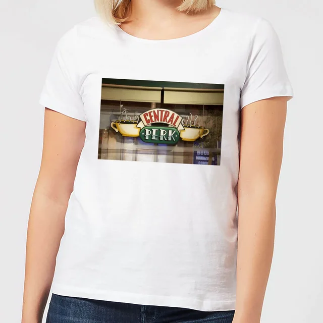 T-Shirt Femme Signe Central Perk - Friends - Blanc