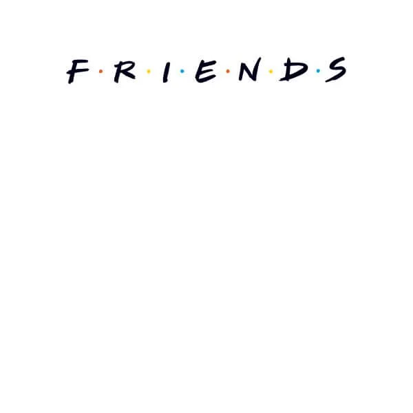 T-Shirt Femme Logo - Friends - Blanc