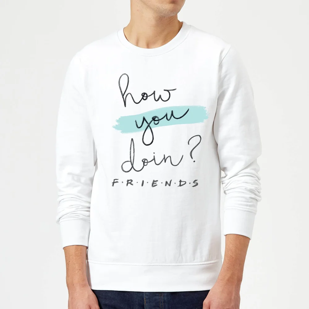 Sweat Homme How You Doin? - Friends - Blanc - S Image 1