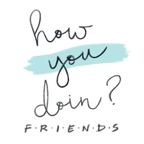 Sweat Homme How You Doin? - Friends - Blanc
