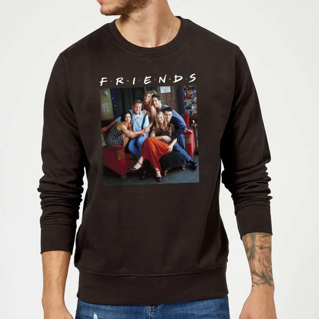 Sweat Homme Personnages Classiques - Friends - Noir
