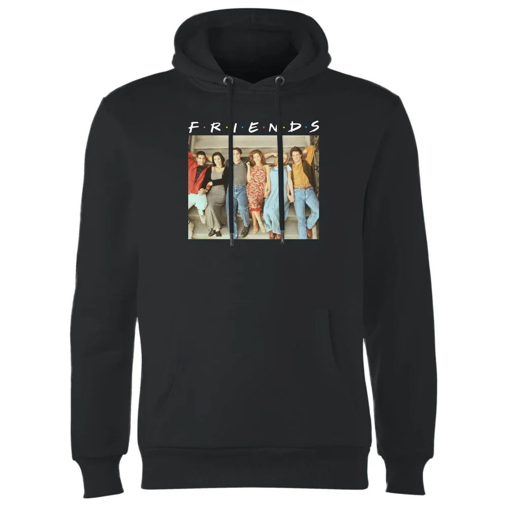 Sweat à Capuche Homme Personnages Rétro - Friends - Noir - S Image 1