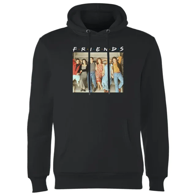 Sweat à Capuche Homme Personnages Rétro - Friends - Noir