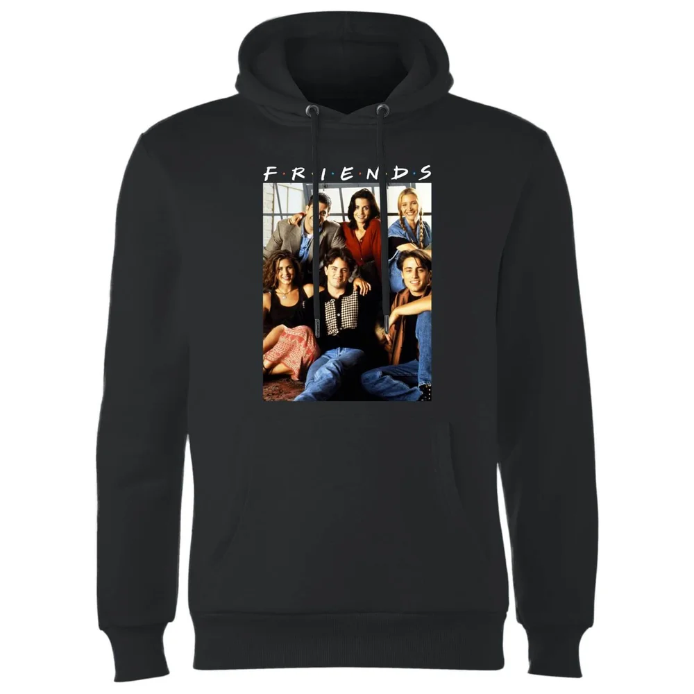 Sweat à Capuche Homme Séance Rétro - Friends - Noir - S Image 1