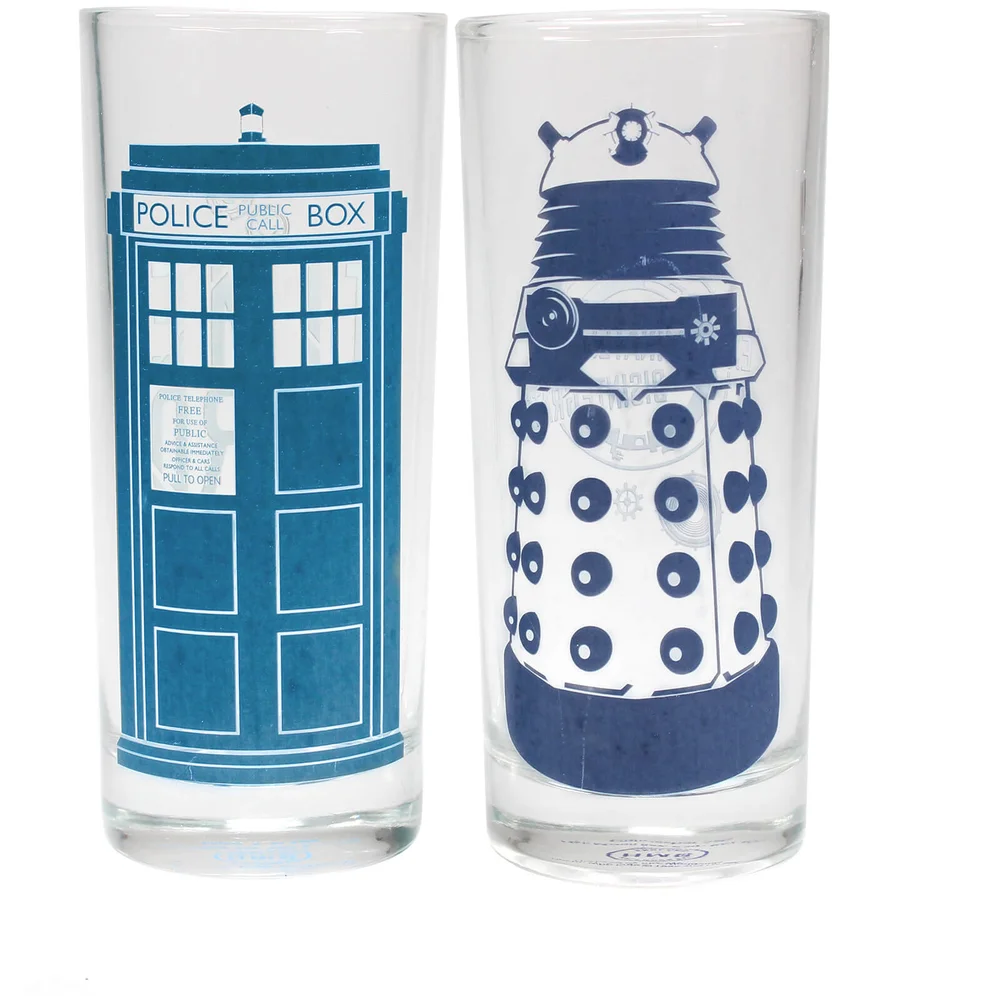 Doctor Who – Verres thermoréactifs à froid (2 pièces) Image 1