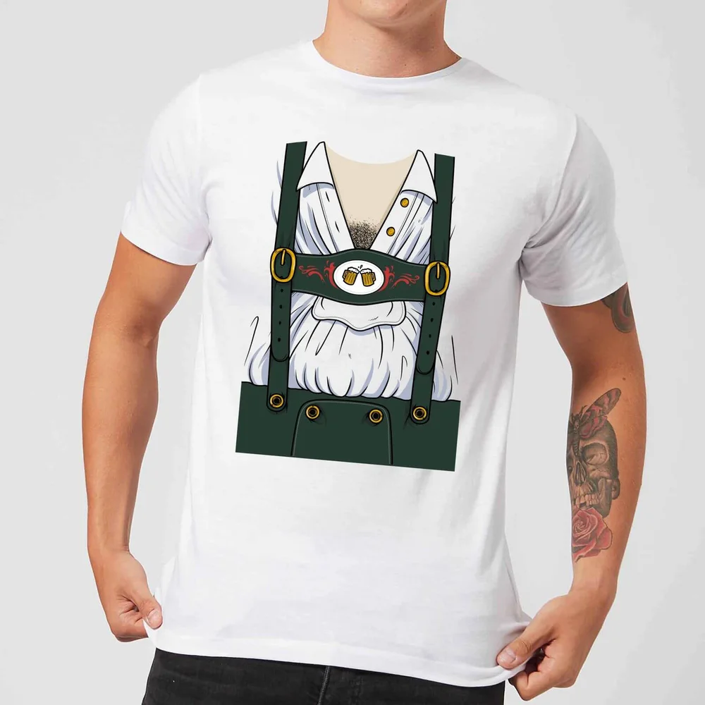 Oktoberfest Chest Men's T-Shirt - White - S - Blanc Image 1