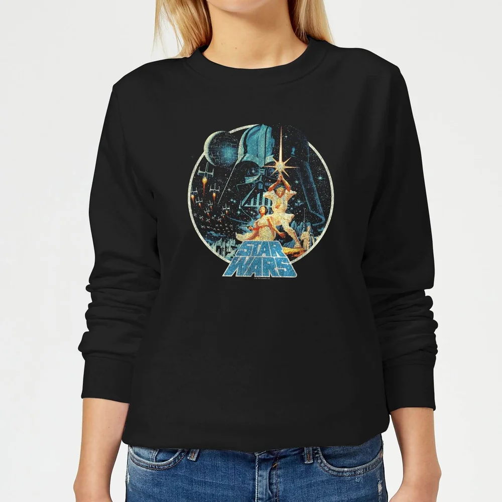 Sweat Femme Vintage Victory Star Wars Classic - Noir - S Image 1