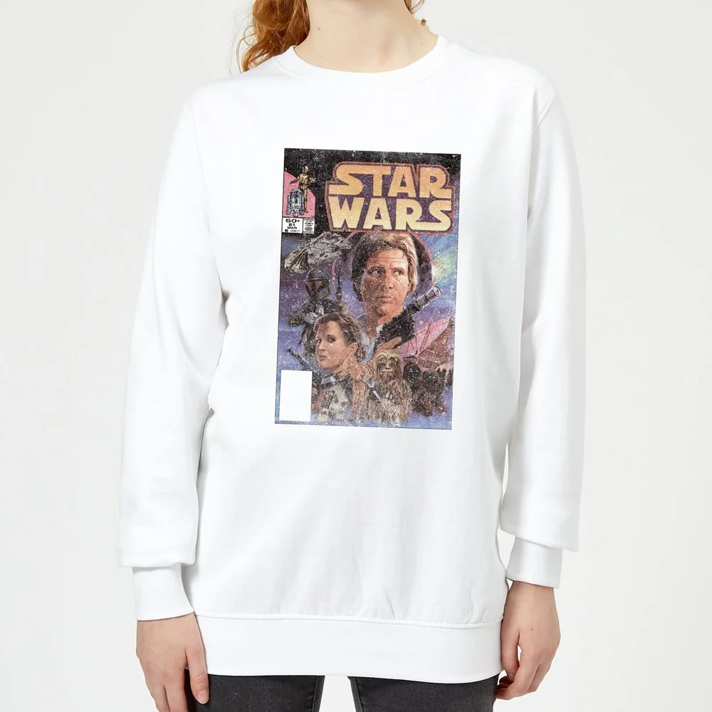 Sweat Femme Couverture Comics Star Wars Classic - Blanc - S - Blanc Image 1