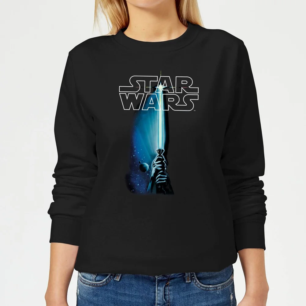 Sweat Femme Sabre Laser Star Wars Classic - Noir - S Image 1
