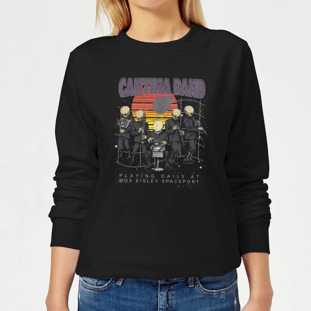 Sweat Femme Cantina Band At Spaceport Star Wars Classic - Noir - S Image 1