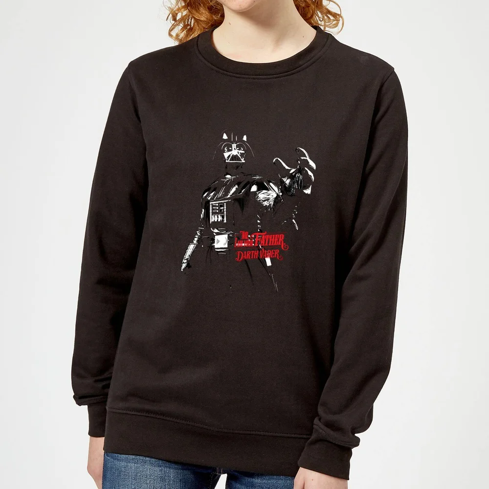 Sweat Femme Dark Vador Je Suis Ton Père Star Wars Classic - Noir - S Image 1