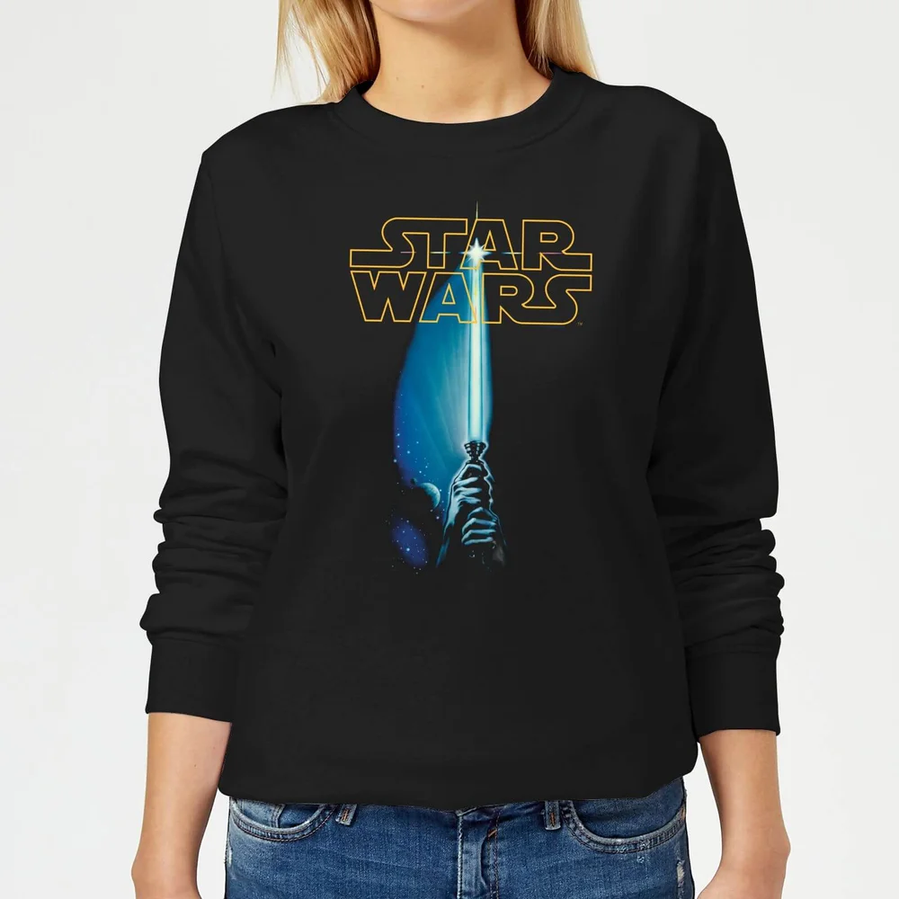 Sweat Femme Sabre Laser Star Wars Classic - Noir - S Image 1