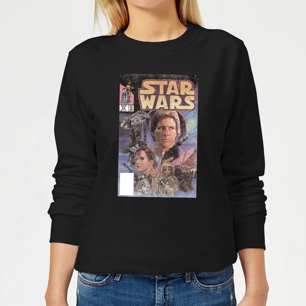 Sweat Femme Couverture Comics Star Wars Classic - Noir - S Image 1
