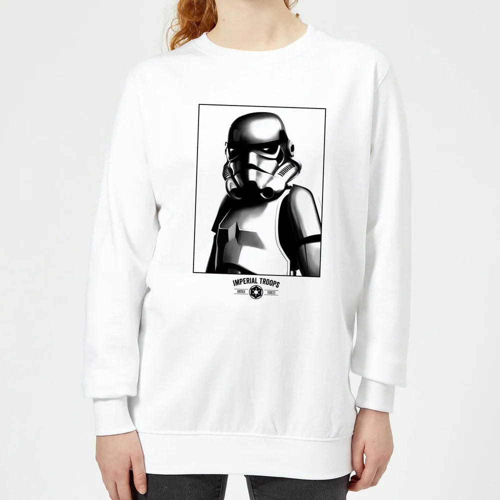 Sweat Femme Troupes Impériales Star Wars Classic - Blanc - S Image 1