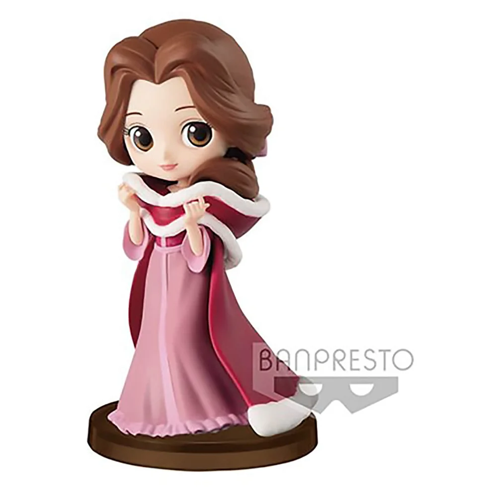 Disney – Figurine Banpresto Q Posket Petit – La Belle et la Bête – Girls Festival – Belle 7 cm (Winter Dress) Image 1