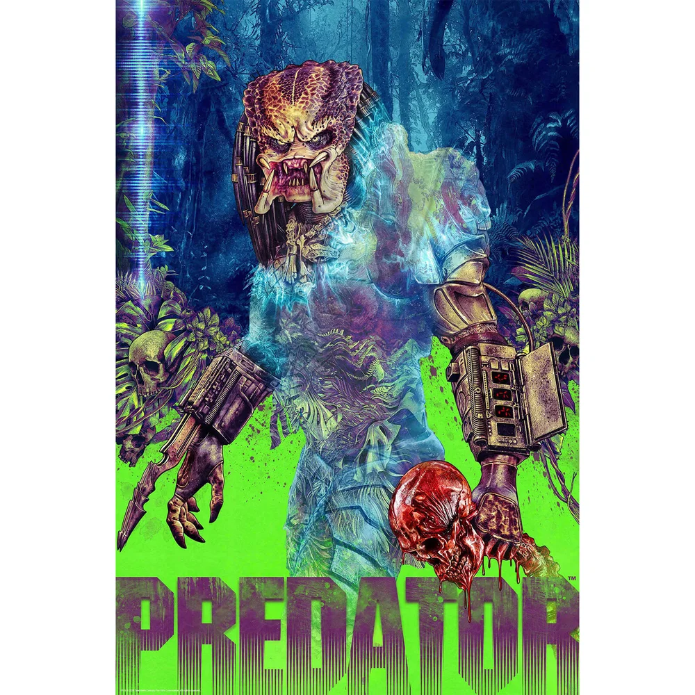 Giclée de Predator par Chris Christodoulou - Exclusivité Zavvi Image 1