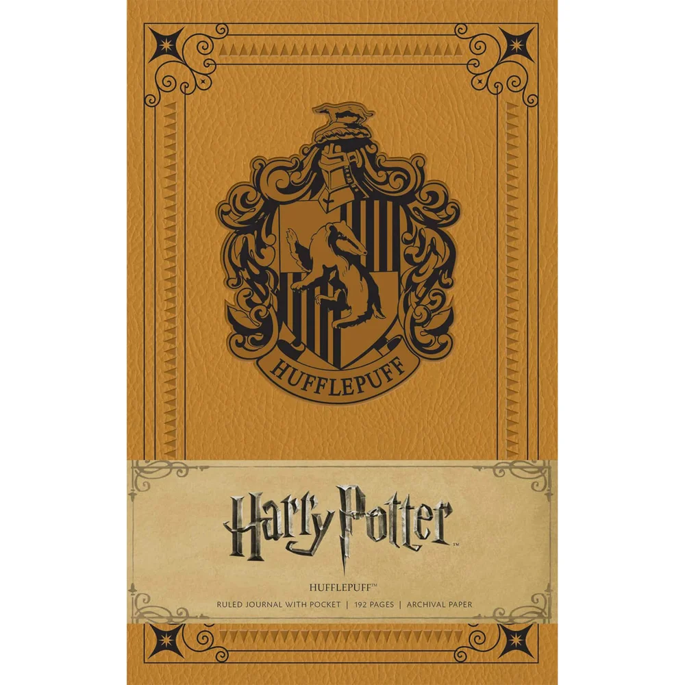 Hufflepuff Crest Hardcover Ruled Journal Image 1