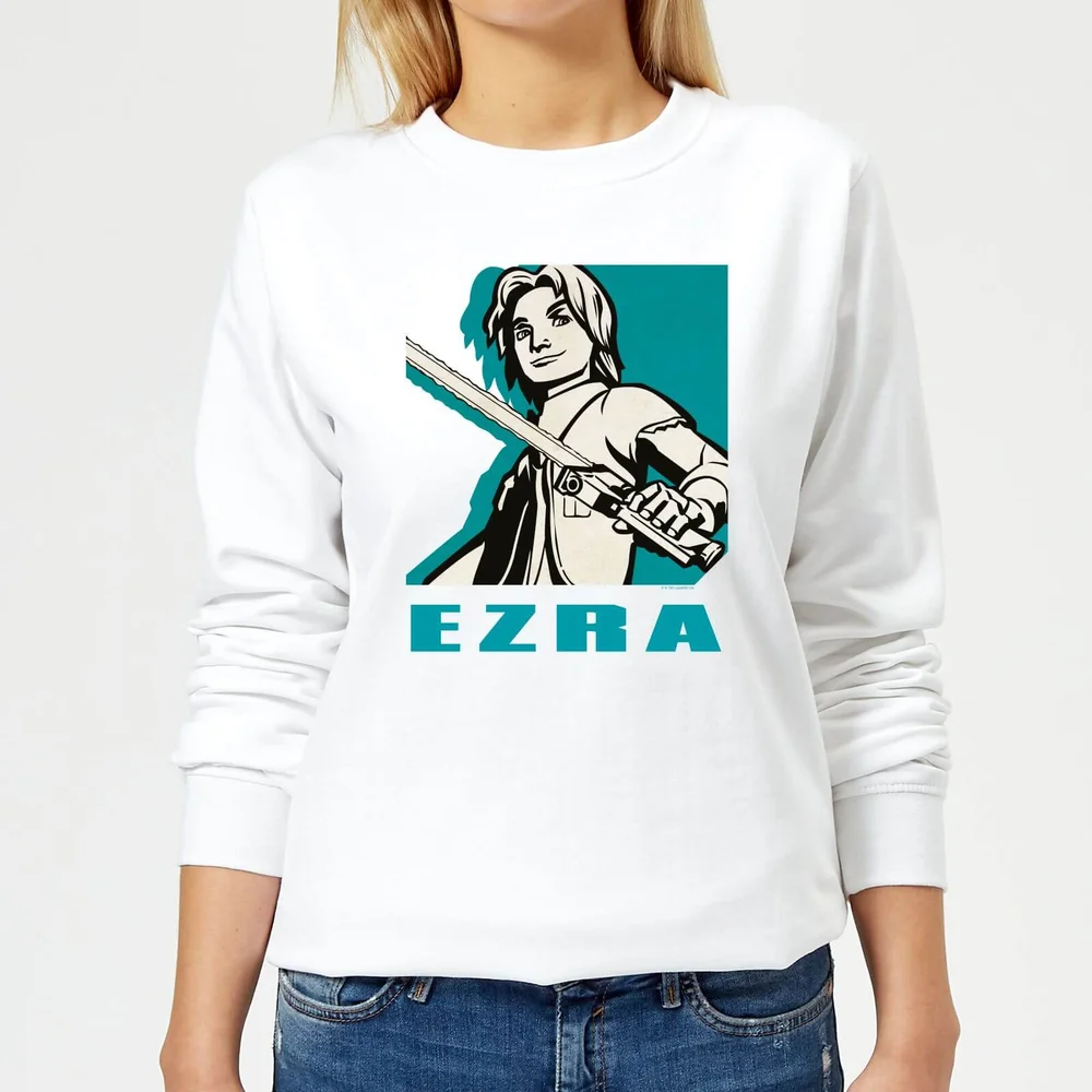 Sweat Femme Ezra Star Wars Rebels - Blanc - S - Blanc Image 1