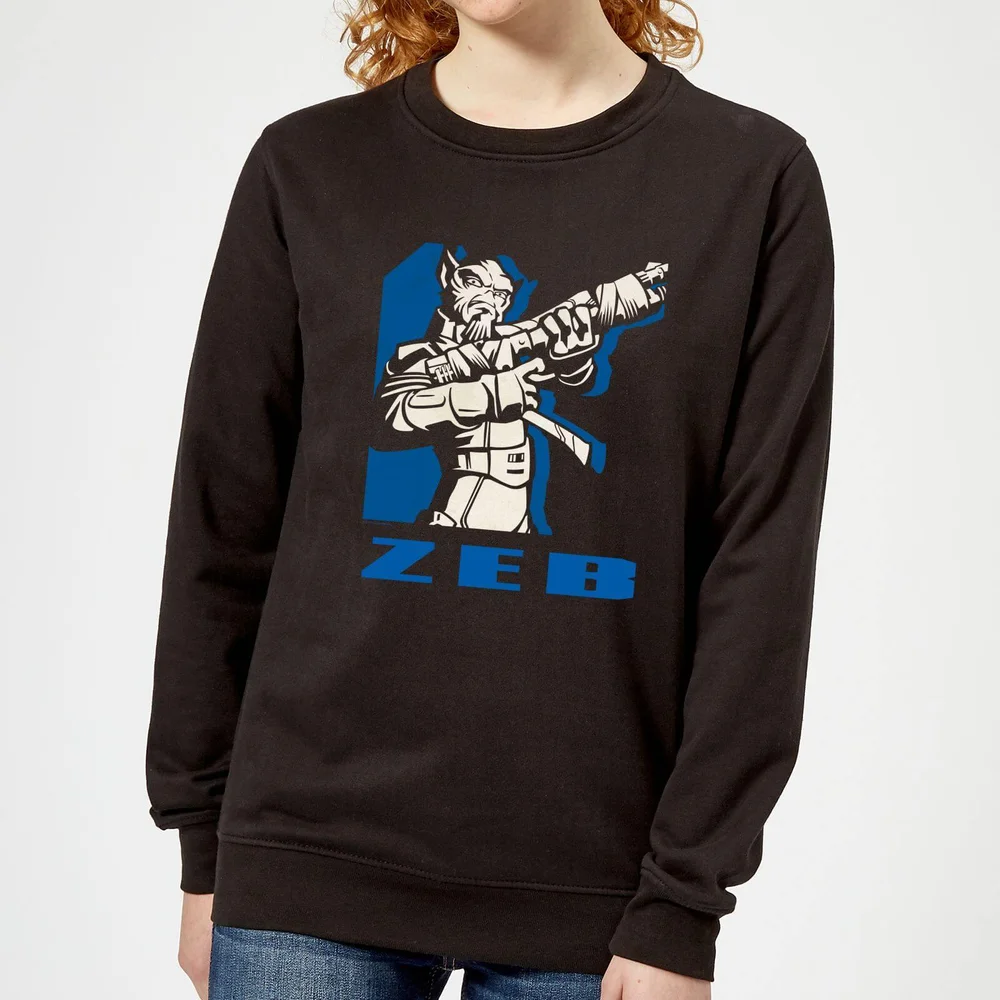 Sweat Femme Zeb Star Wars Rebels - Noir - S Image 1