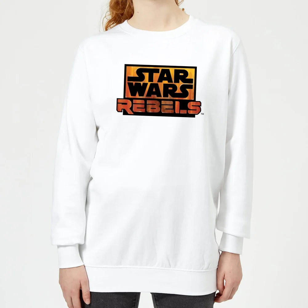 Sweat Femme Logo Star Wars Rebels - Blanc - S - Blanc Image 1