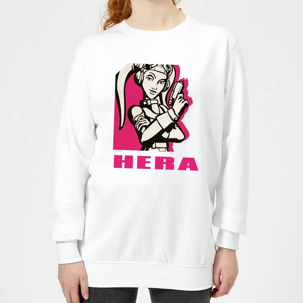 Sweat Femme Hera Star Wars Rebels - Blanc - S - Blanc Image 1