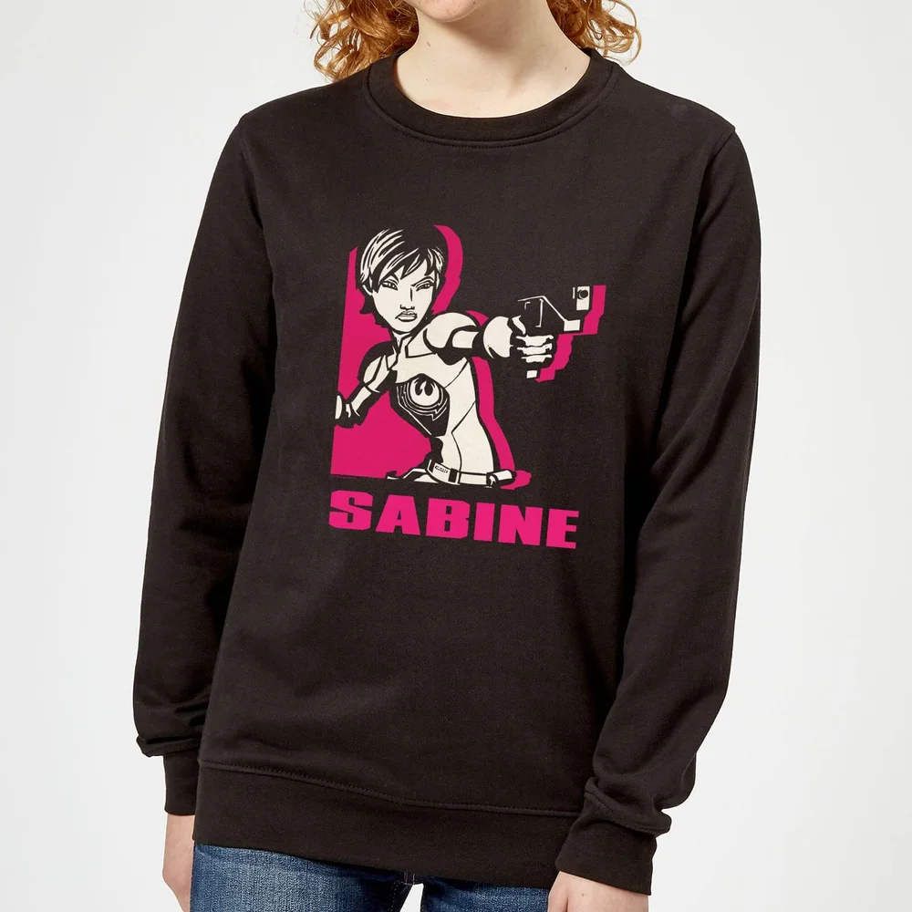 Sweat Femme Sabine Star Wars Rebels - Noir - S Image 1
